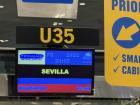 Flying back home to Sevilla from Barcelona from my eventful weekend with my friends!