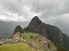 The view of Macchu Picchu once you reach the top of the mountain. Unfortunately, it was raining that day, but it still looked beautiful! 
