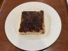 Vegemite on toast, which I usually have for breakfast, it's really good. Try it!