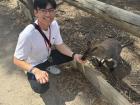 I did eventually feed the wallaby some food. It was so cute!