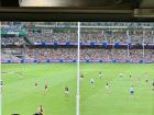 Here is another angle of the footy game, which Richmond ended up winning. 