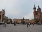 The Old Town Square in Krakow, Poland
