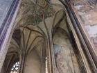 The ceiling of a pretty church in Kutna Hora, a town nearby in the Czech Republic!