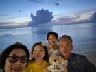 On a beach in Guam 