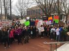 City wide walkout for gun control in 2018, led and organized by my peers and I