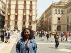 Barcelona, Spain, after finishing a tour about Franco and the Spanish Civil War