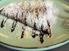 I also went back to my favorite crepe store this week and had a banana and Nutella crepe