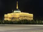 Here's a picture from some of the walking around I did in Astana at night