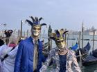 It was Carnival in Venice! Lots of people were in costumes like this