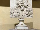 A funny Roman sculpture. It reminds me of caricatures.