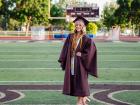 My high school graduation outfit at Davis. Go Darts!