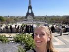 The Eiffel Tower in Paris. I did my first weekend solo trip here!