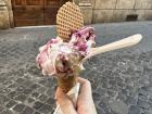 Here is my gelato, which is Italian ice cream!