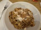 I got to eat tagliatelle alla bolognese in Bologna, Italy
