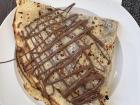 Teddy's favorite dessert, Nutella crepes