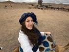 Taking a selfie on a camel!