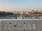 This is the outside of Belvedere Palace in Vienna--isn't this a beautiful garden? It was especially amazing at sunset!