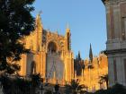 The Seville Cathedral is the largest Gothic cathedral in the world.