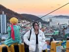 Hye-yun at the Gamcheon Culture Village in Busan