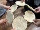 뻥튀기 (ppong-twi-gi) is a crispy puffed rice cracker