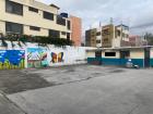 The other part of the "cancha," with our many murals around the school!