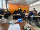 This is what an average classroom looks like at an Ecuadorian school
