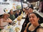 Dinner with the other volunteers
