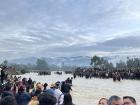 In Jauja, Carnaval starts off with two communities crossing a river