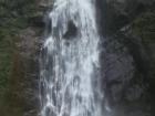 A very full rainy season waterfall