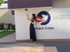 The ring the bell ceramony is a Peace Corps tradition for completeing service