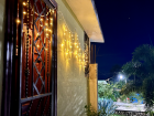 My house at night