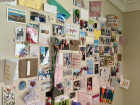 My wall of home; look close to see Ms. Lyons!