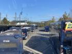Some bus stops are hubs where lots of buses pass through, so you can transfer and get almost anywhere; here there are so many buses! 