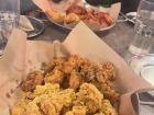 Korea is very famous for its fried chicken, and yes, I ate the whole thing