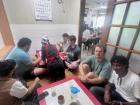 Here we ate ginseng soup, potato pancakes and kimchi. Have any of you guys had kimchi?