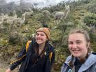 Me and my friend Mackenzie got a photo together with the herd
