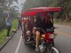 We were on our way to the waterfalls when our mototaxi driver told us to pose like we were driving!