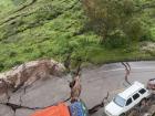 The road from the capital of Peru to my city broke due to heavy rains and landslides; it was very scary!
