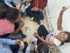 These students were playing UNO at school