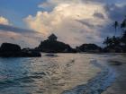 View of the most popular beach at Tayrona National Park, called Cabo San Juan del Guia