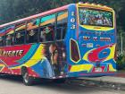 One example of a bus exterior