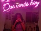 A mirror sign in a restaurant in town 