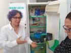 This is the refrigerator library I saw at the Feria del Libro!