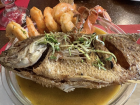 A dish called Tapado, popular on the eastern Carribean coast. Hope you like fish!