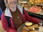 Check out this sweet bread! Perfect for dipping in your cafecito -- your little coffee :)