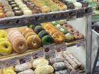 There are so many unique bagels at Hong Kong Bakery!