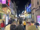 This was taken at 10 pm on a Friday night. As you can see from all the people, Seoul is very vibrant at night.