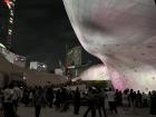 This is the DDP, Dongdaemun Design Plaza in Seoul. It serves as a central hub for the design and fashion industries, hosting a variety of events like fashion shows, exhibitions, and conferences. It is known for its futuristic architecture.