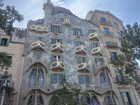 Casa Batllo in the Gothic Quarter Barcelona designed by Antoni Gaudí