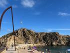 A beach in Costa Brava, a region in Spain about an hour and a half from Barcelona